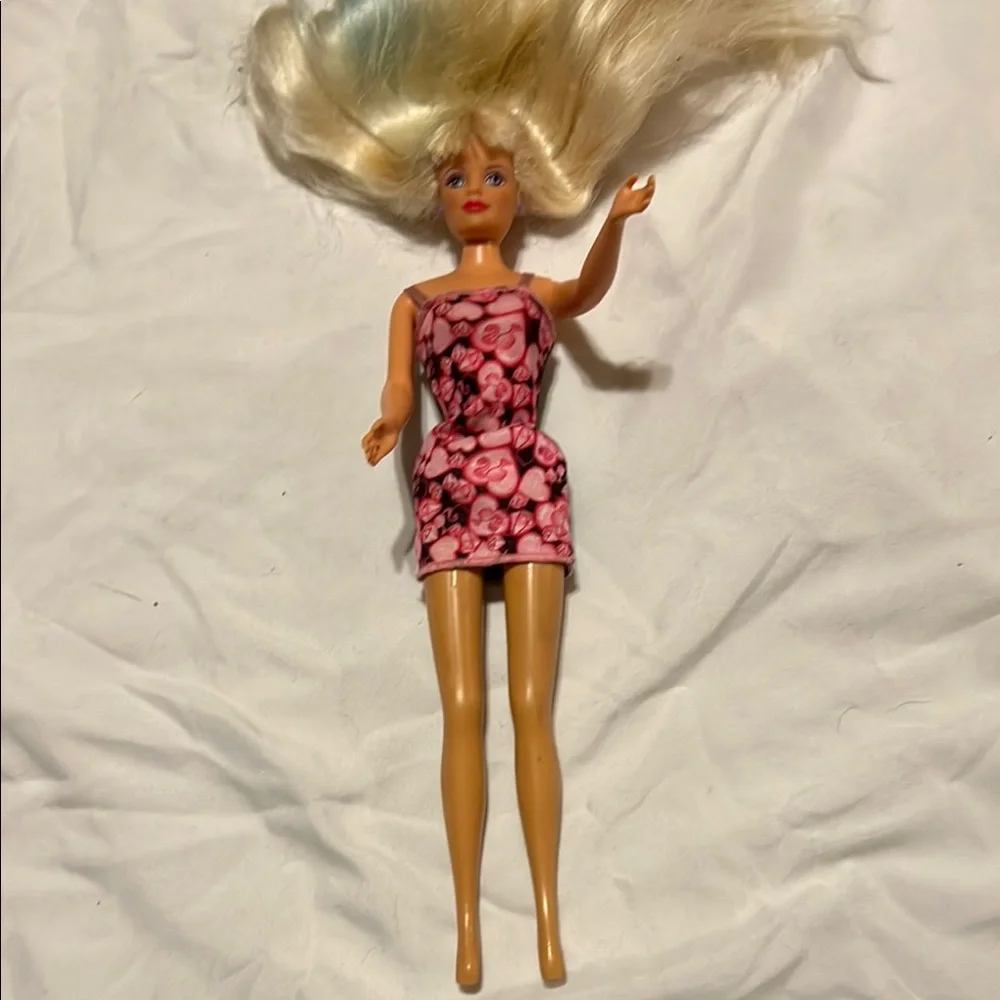 Barbie Doll vintage Mattel 1966 pretty summer‎ dress with earrings